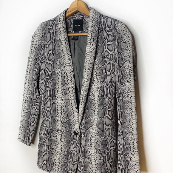 NWT Smythe Snakeskin Blazer - Picture 2 of 4